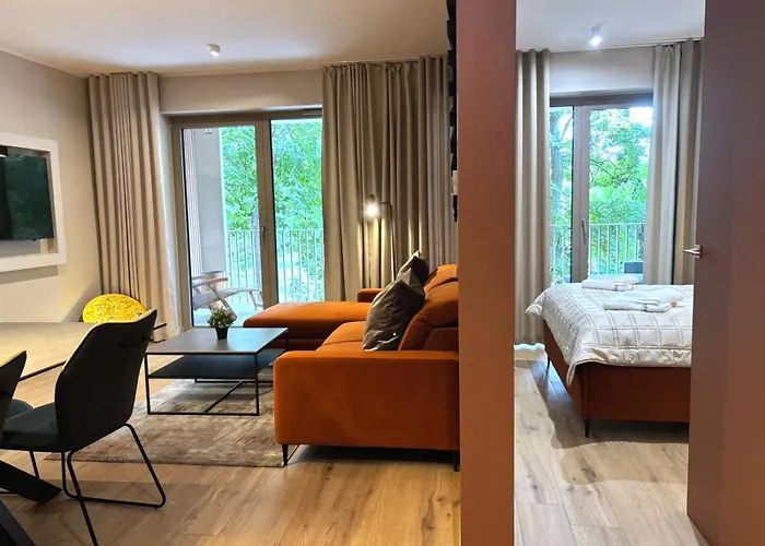 Z Sypialnia Greeneri - Taras - Parking - Bryza Apartmán Svinoústí