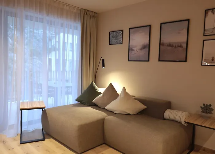 Apartmán Z Sypialnia Greeneri - Taras - Parking - Bryza *