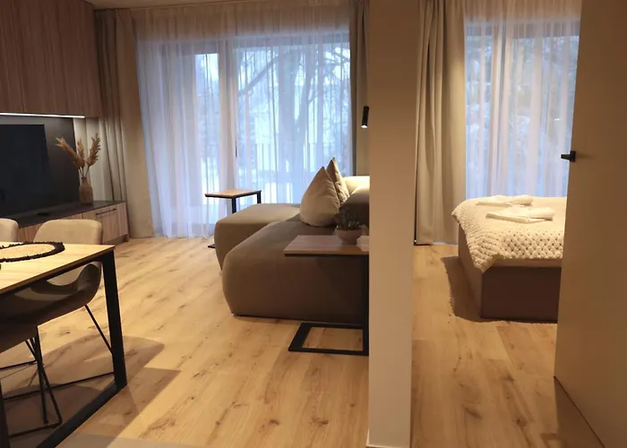 Apartmán Z Sypialnia Greeneri - Taras - Parking - Bryza *